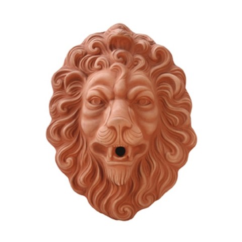 Lion's Head in Terracotta